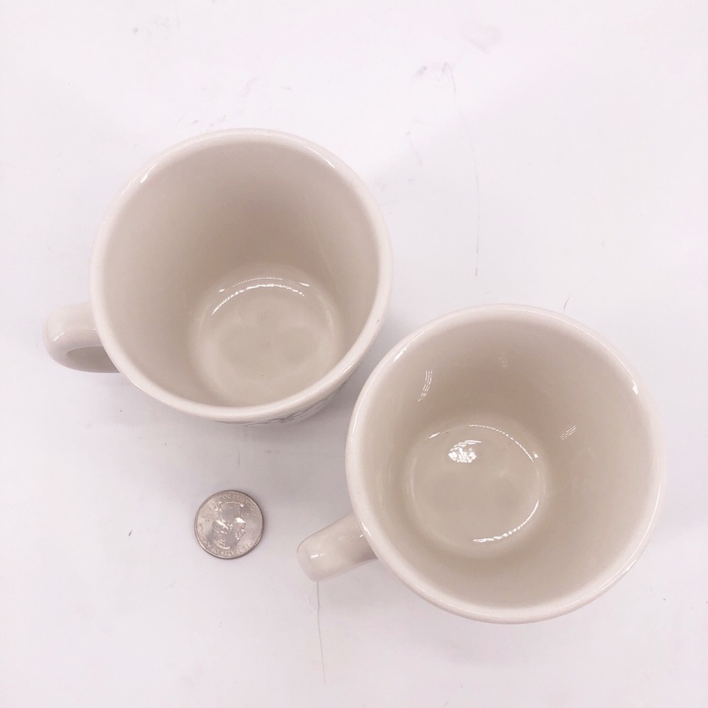 Set 2 Vintage Homer Laughlin Restaurant Wear Cups - Picture 7 of 7